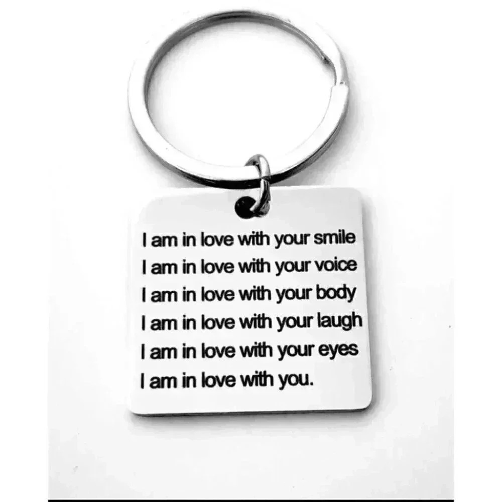 I'm In Love With You Keychain